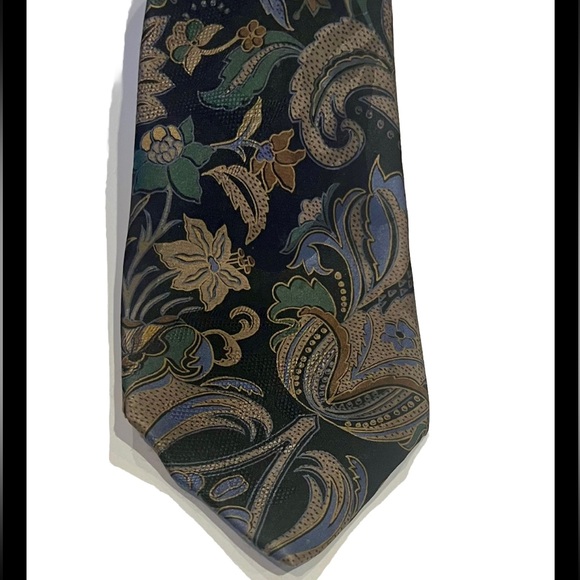 CANALI Silk Necktie Floral Design - Picture 3 of 7